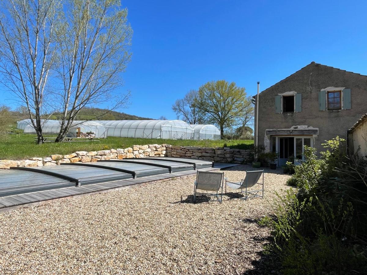 Gite A La Ferme De Verdurette Cordes Sur Ciel Exteriör bild
